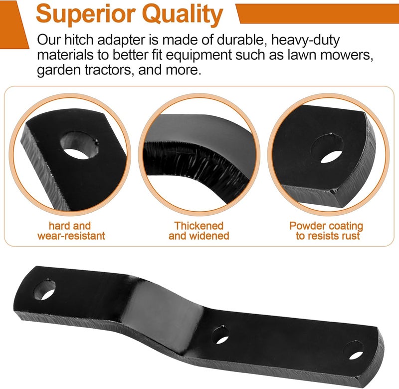 Dfnidy Lawn Mower Hitch for Agri-Fab 23475, Garden Tractor Trailer Hitch, Bracket Compatible with Agri-Fab Replacement Parts Black - Image 5